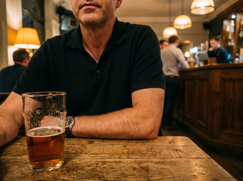 At the pub
