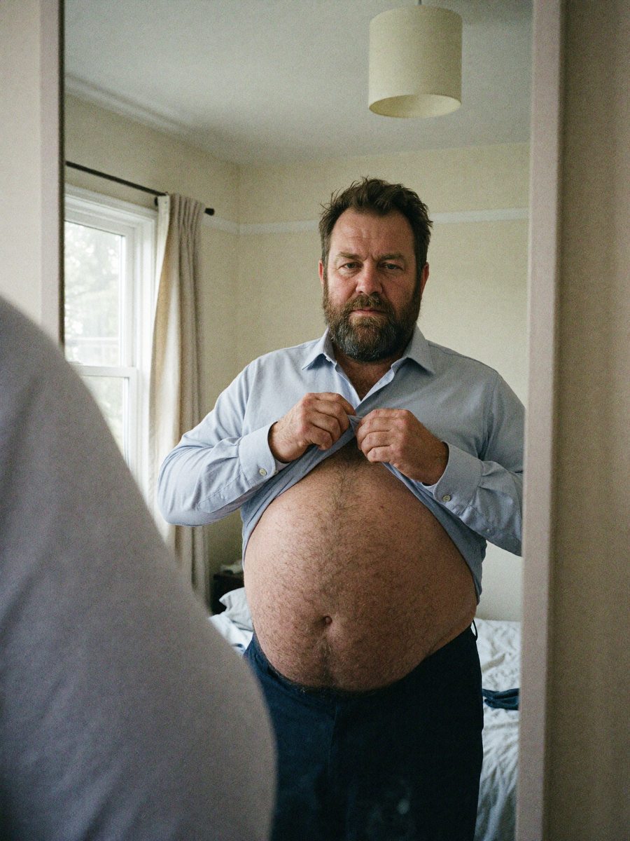 Rick in the mirror